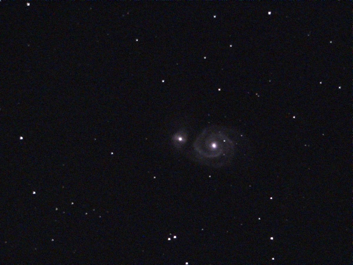 Whirlpool galaxy example image