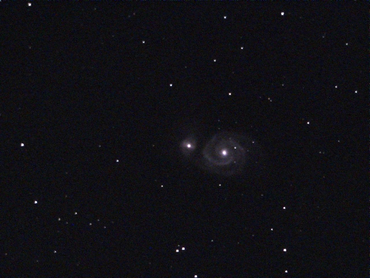 Whirlpool galaxy example image