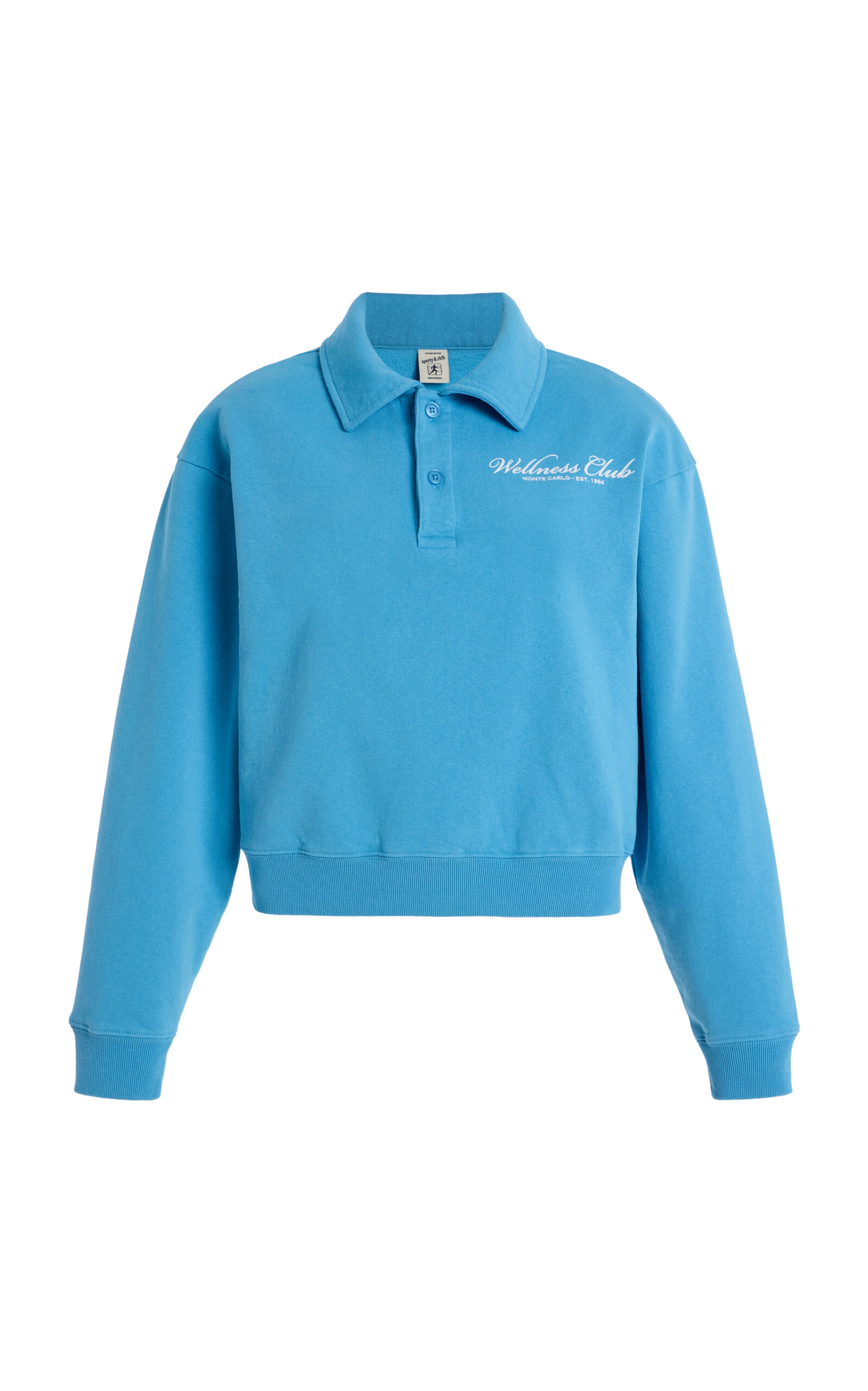 Wellness Club Cotton Polo Sweatshirt