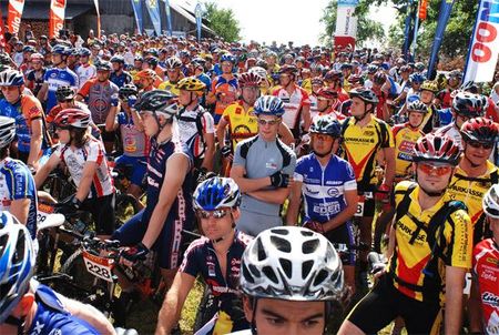 Racers await the start of the Granite Marathon in Austria. This year the event will double as the European Marathon Championship.