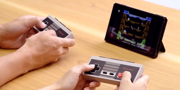 The new NES controllers for the Switch.