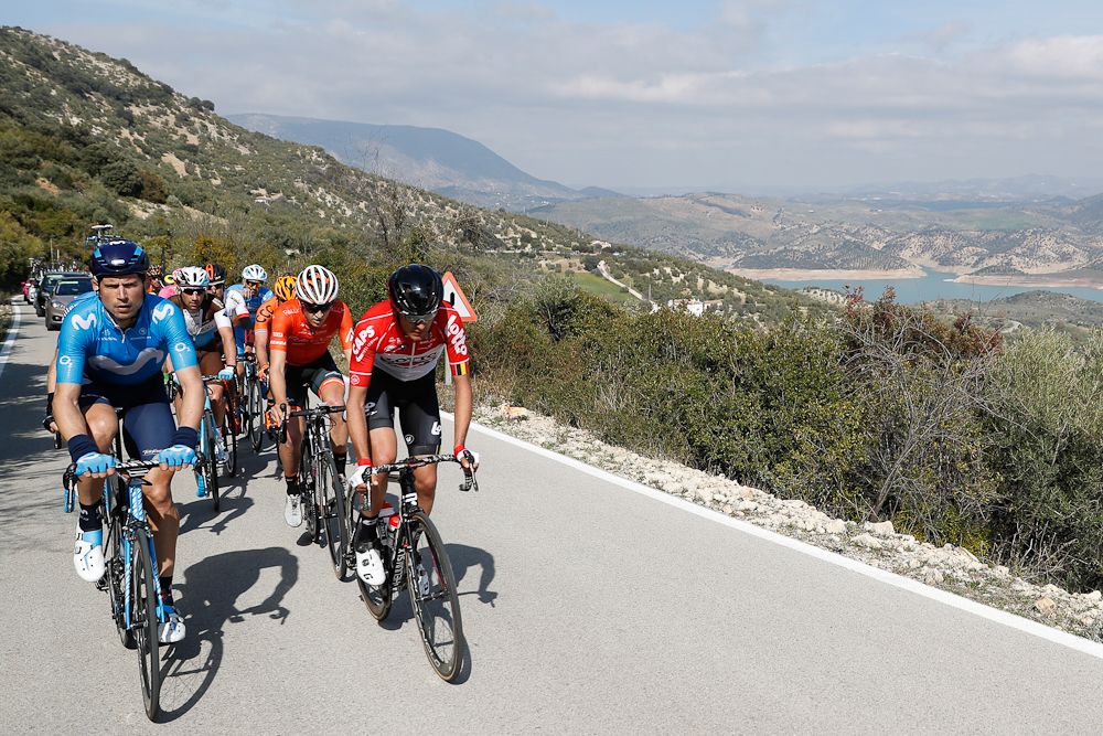 The breakaway in action at Ruta del Sol