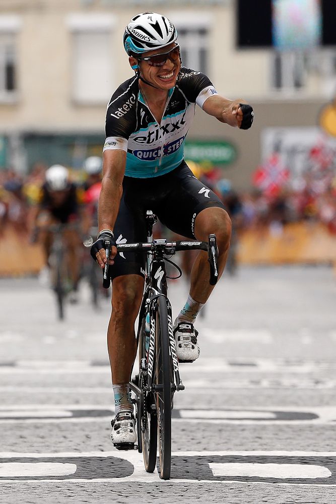 Tony Martin takes the stage 4 win at the 2015 Tour de France.