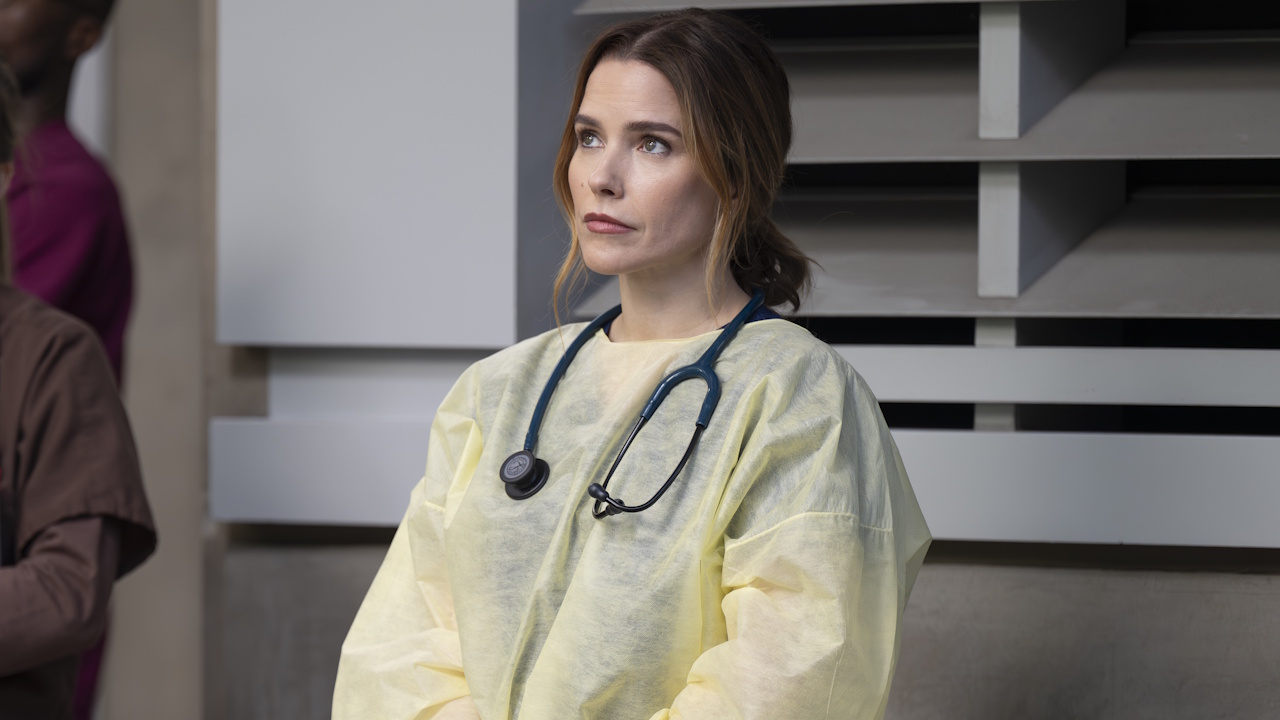 Sophia Bush is shown on a Season 22 episode of Grey's Anatomy.