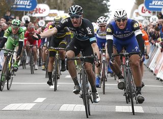 Elia Viviani wins stage two of the 2016 3 Days of DePanne. Photo: Watson