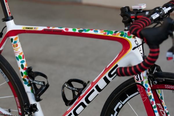 The Jelly Belly team color scheme is exclusive to the team.