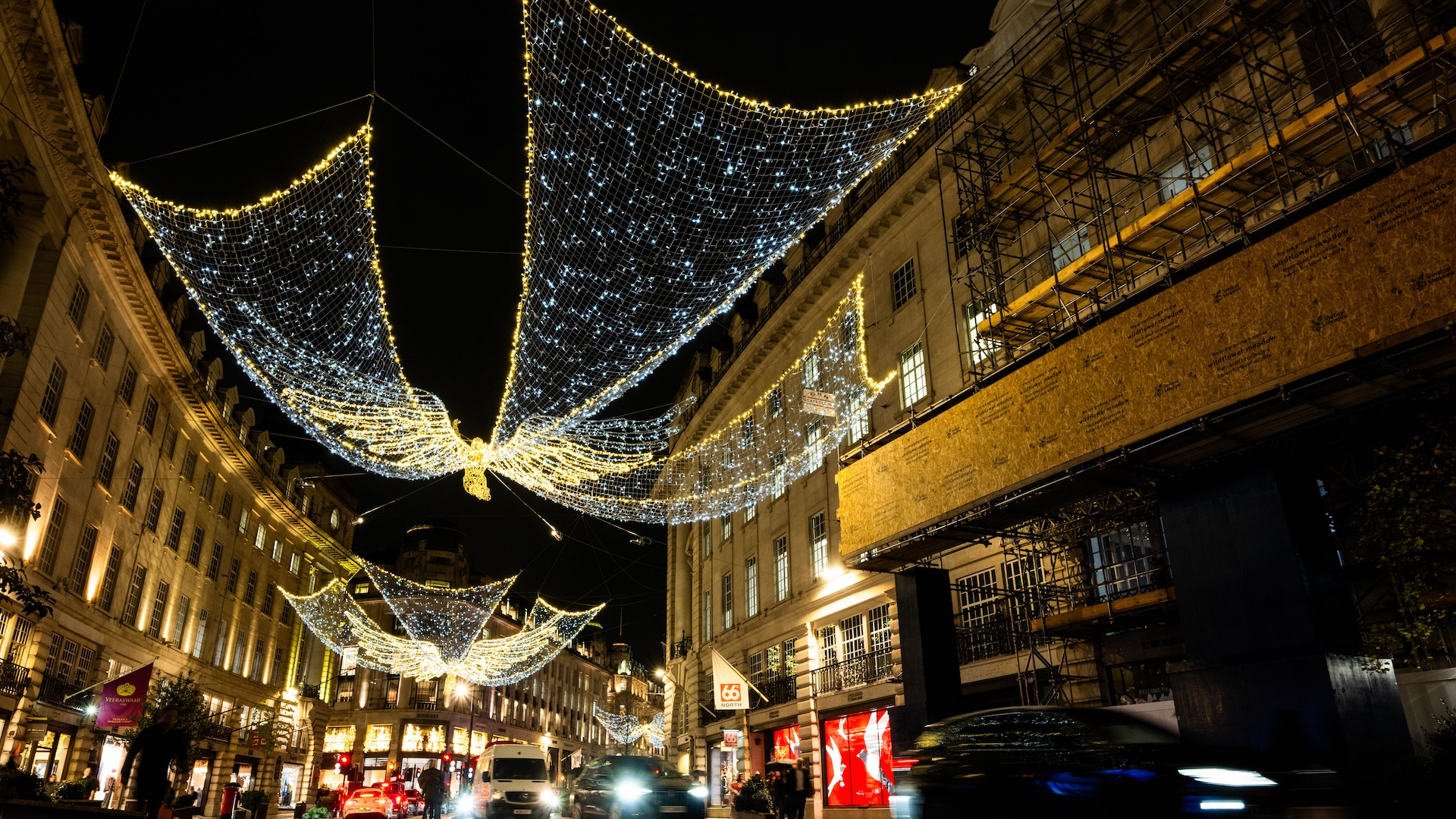 Regent Street seen as London celebrates the Christmas season