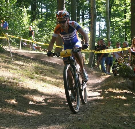 Fabien Giger on his way to victory in Bad Salzdetfurth