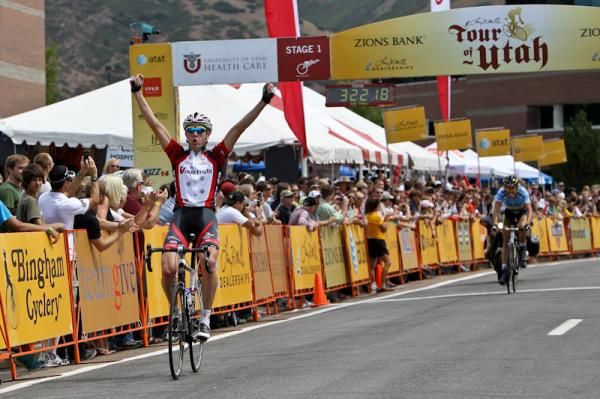 Australia's David Tanner (Fly V Australia) started the year with a broken wrist at the Australian championships, but that was a distant memory as he celebrated victory in Salt Lake City.