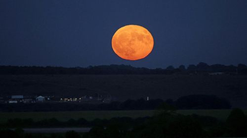 Strawberry supermoon 2022: Amazing photos by from the world | Space