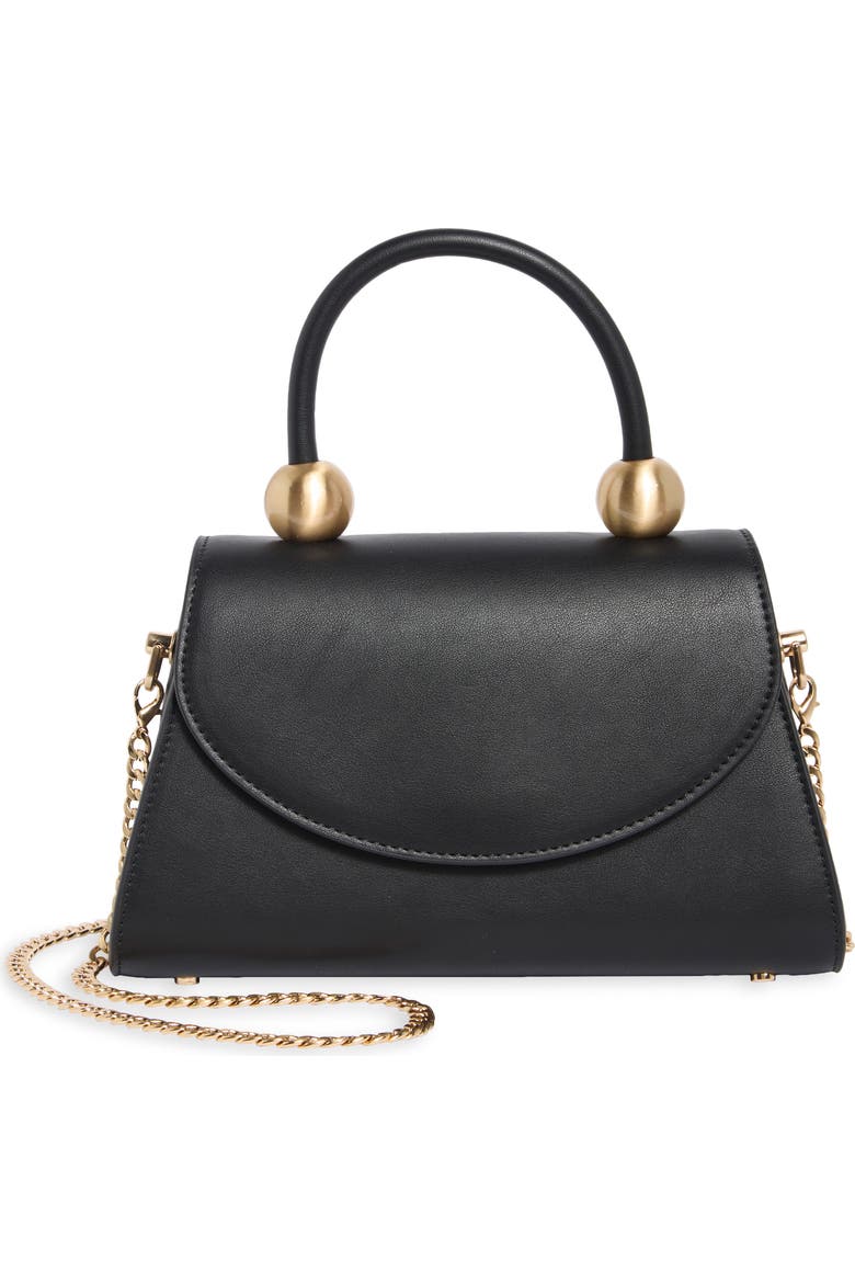 Siren Faux Leather Top Handle Bag