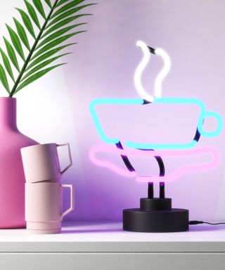 Hashtag Home Grigori 17'' neon coffee bar sign