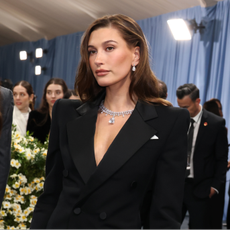 Hailey Bieber at the 2025 Met Gala