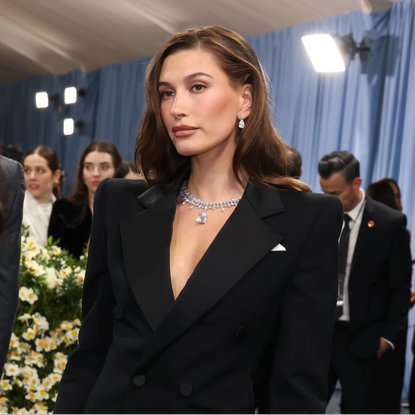 Hailey Bieber at the 2025 Met Gala
