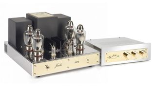 Jadis PA70 power amp and JP7 preamp side by side 