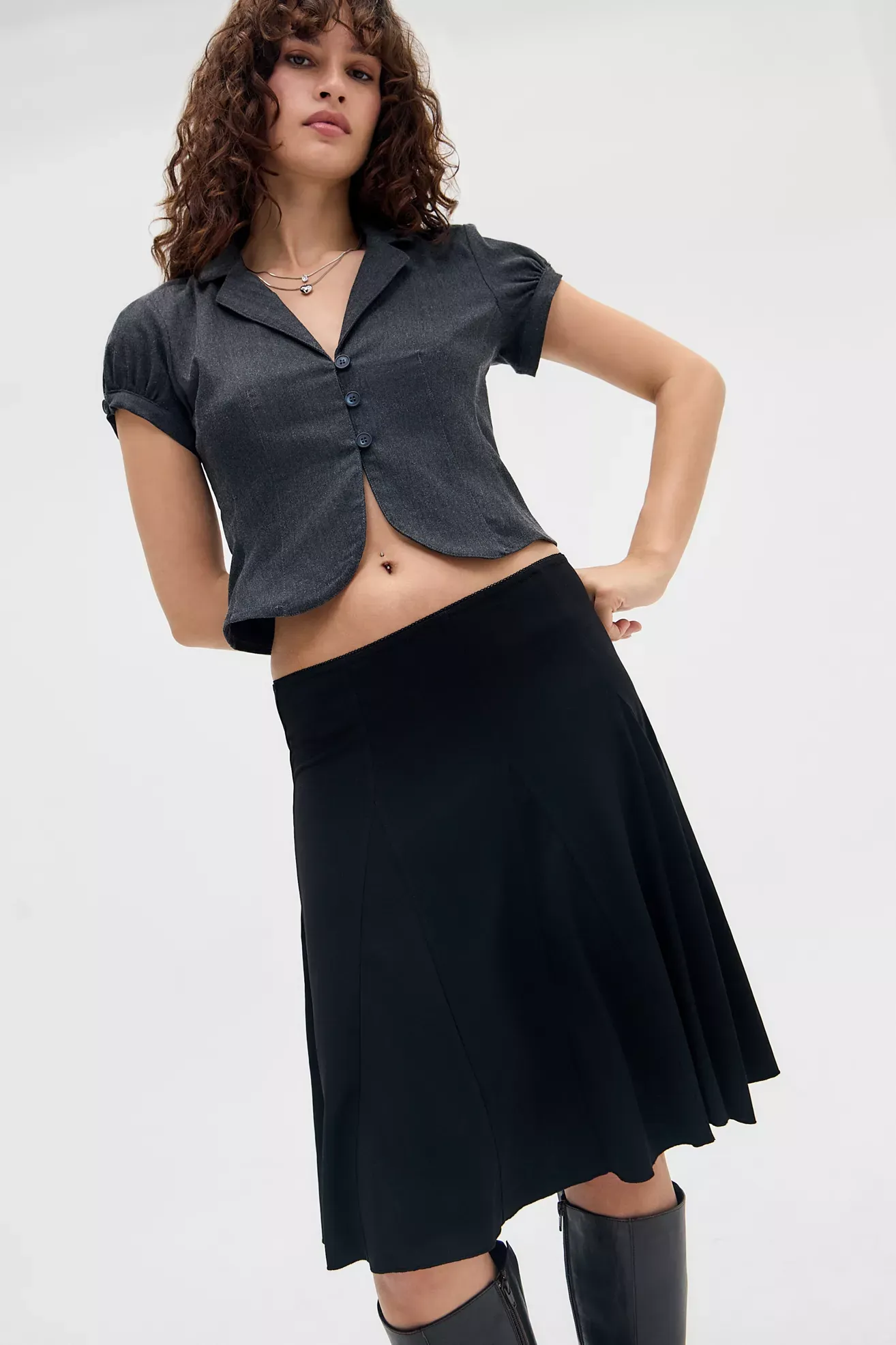 Uo Joni Awkward Midi Skirt