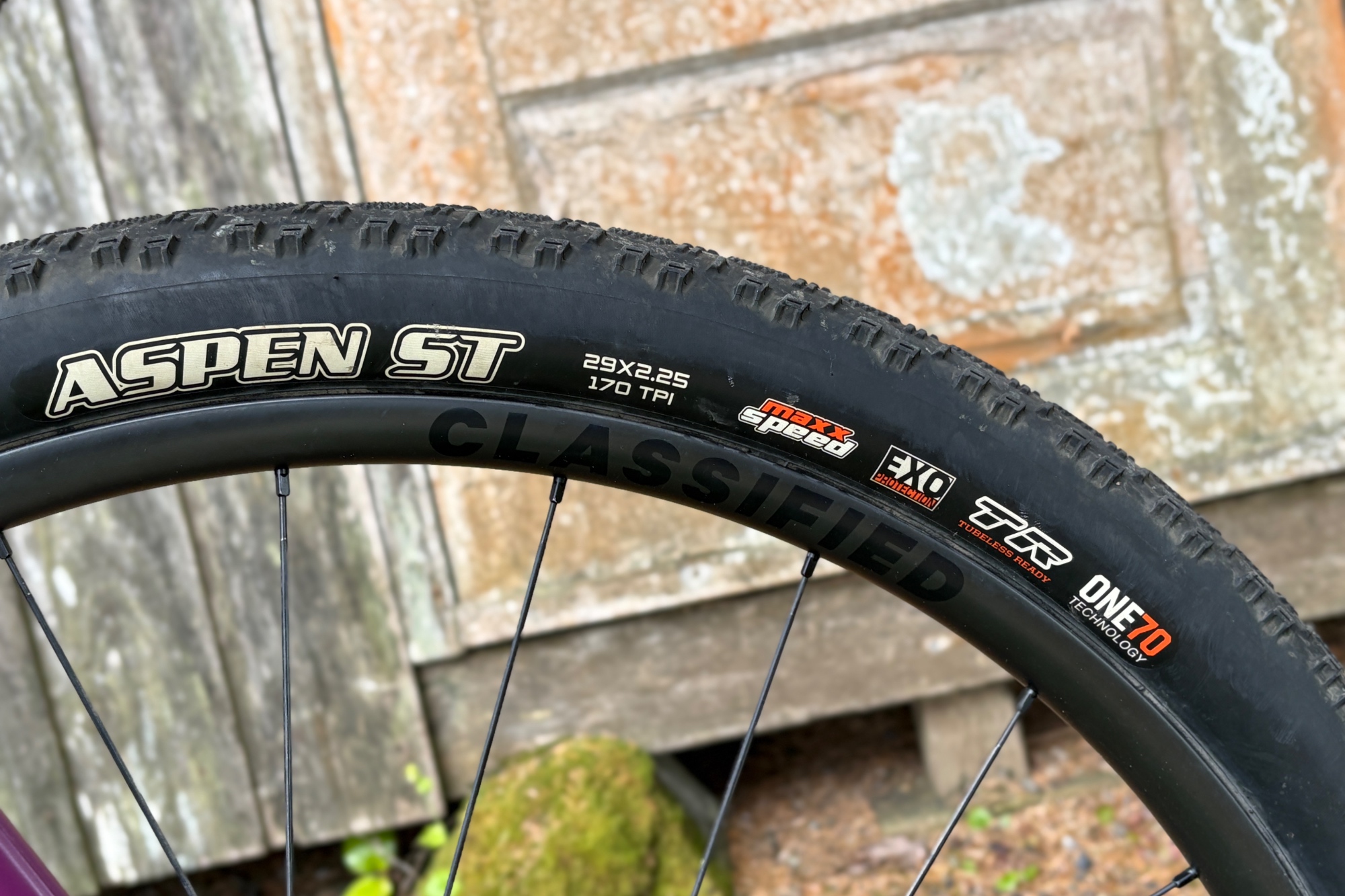 MTB tyres for gravel: Maxxis Aspen ST