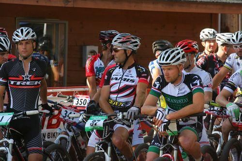 Concentrating hard before entering the hurricane of pain.