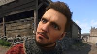 Henry of Skalitz looking puzzled.