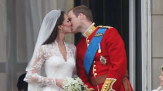 Kate Middleton and Prince William’s relationship in pictures first kiss at wedding