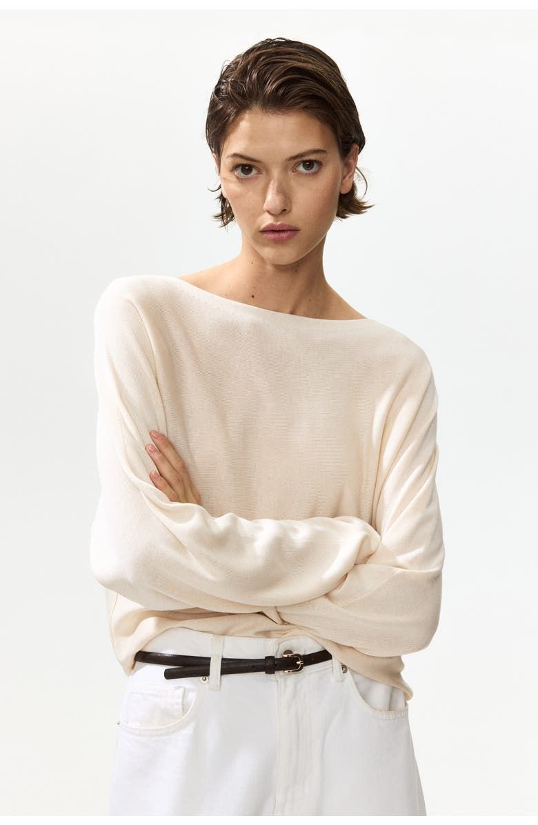 Boat-Neck Sweater