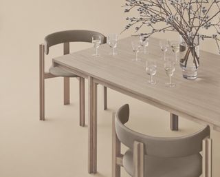‘Principal’ dining table and chairs