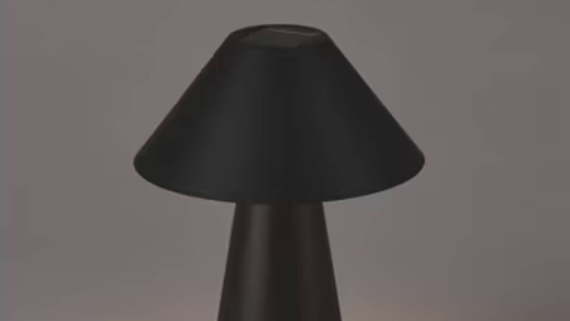 Aldi's mushroom-shaped solar-powered garden lamp