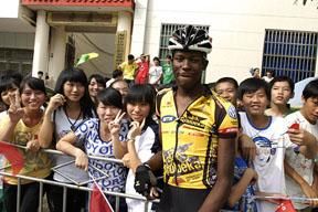 South African rider Stanley Namanyana (MTN Qhubeka) is one of the Chinese favourites on the race.