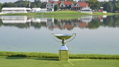 The FedEx Cup trophy at East Lake