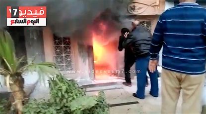 A firebomb attack kills 16 in Cairo restaurant
