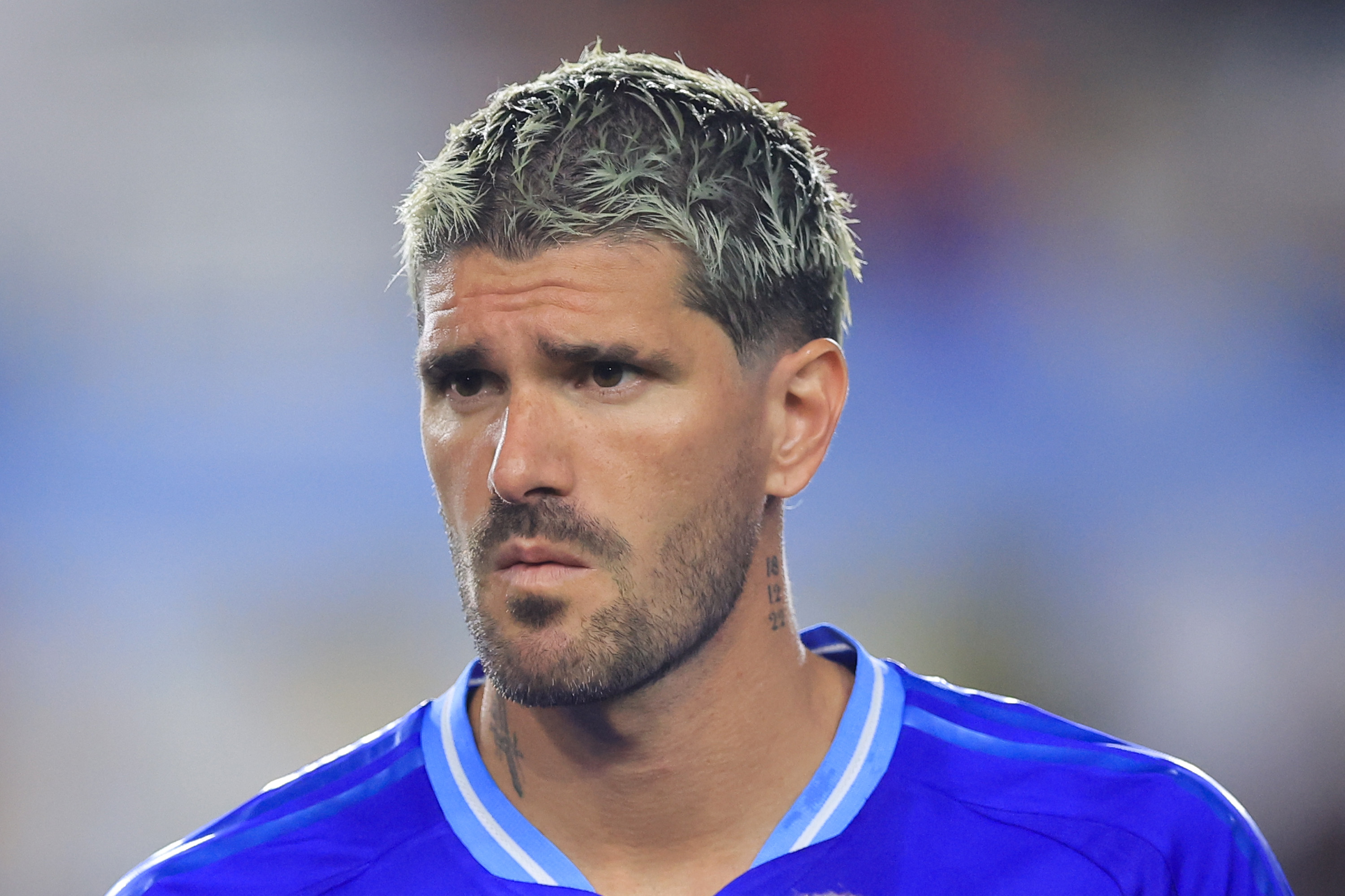 FORT LAUDERDALE, FLORIDA - OCTOBER 14: Rodrigo De Paul #7 of Argentina looks on during the International Friendly match between Puerto Rico and Argentina at Chase Stadium on October 14, 2025 in Fort Lauderdale, Florida. (Photo by Megan Briggs/Getty Images)