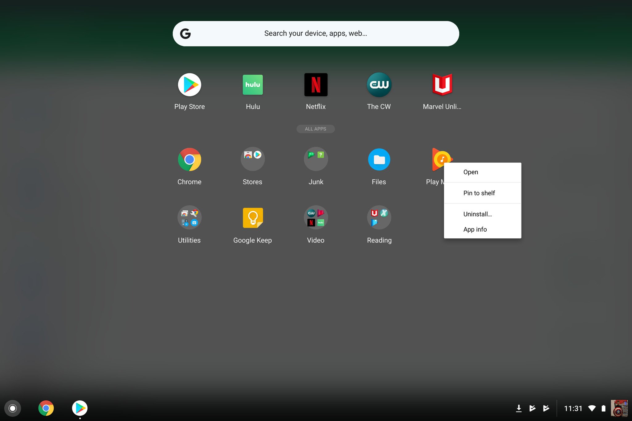 Google desktop android. Desktop Android Launcher. Chrome os Productivity Launcher. Google Chrome Blur Theme.