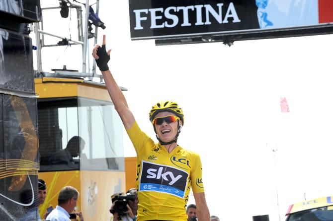 Christopher Froome (Sky) makes history, winning on Mont Ventoux and extending his race lead