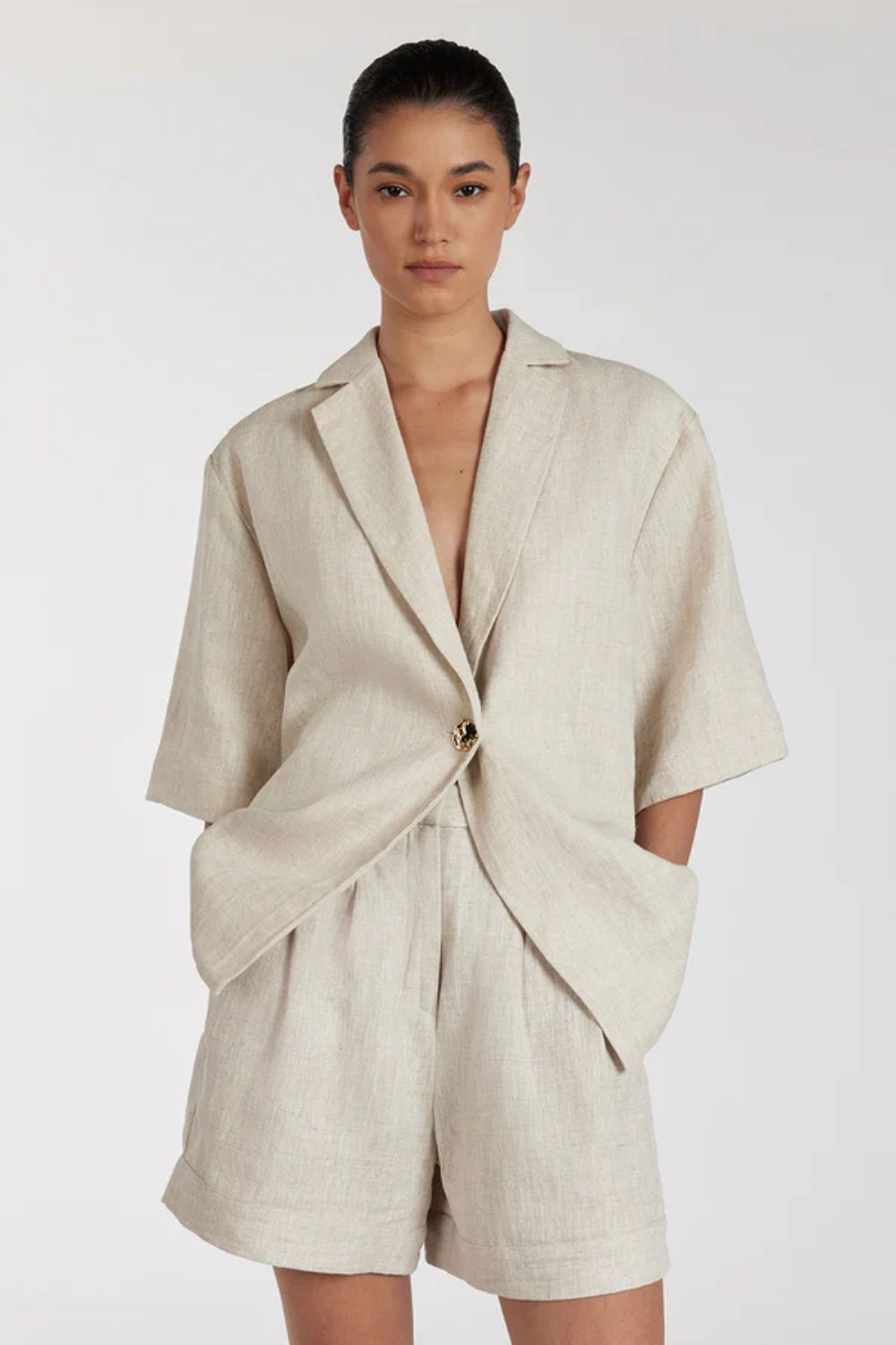 Dissh, Alondra Natural Linen Short