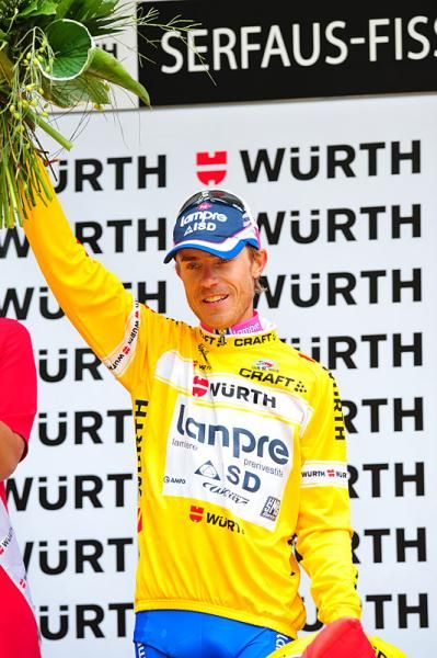 Damiano Cunego (Lampre - ISD) stays in the overall lead