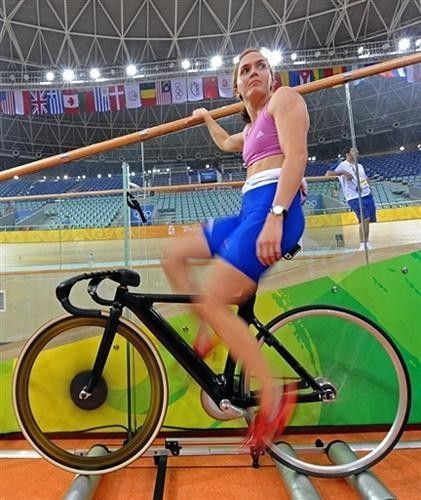 Track cyclist Victoria Pendleton is another of Great Britain's