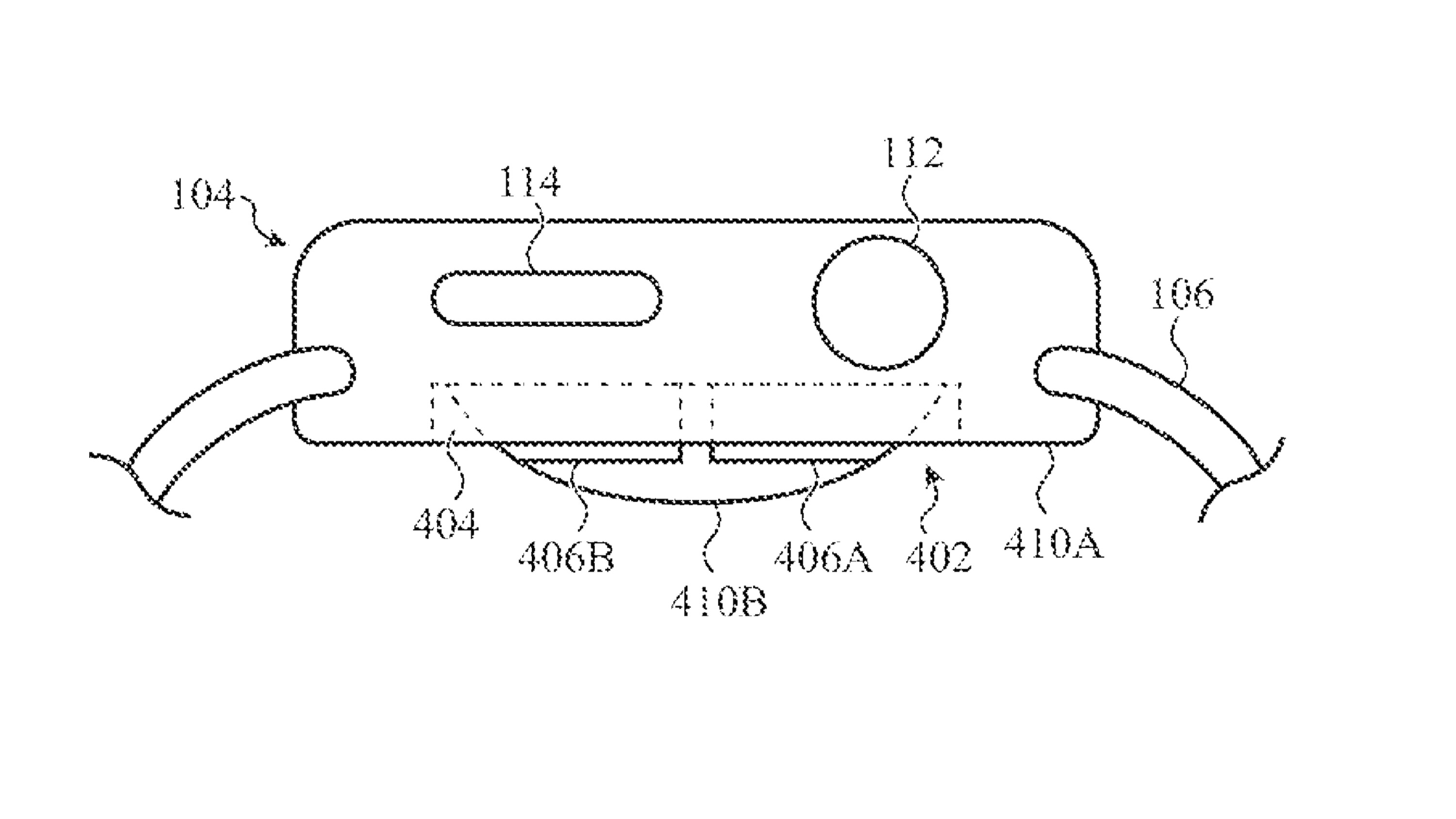 Apple patent showing its plans to incorporate a sweat-tracking sensor that doubles as an ECG sensor.