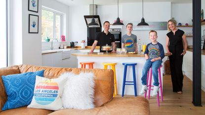 Sally and Owen have extended their 1950s semi in Swansea in colourful style