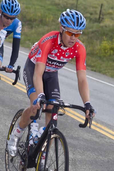 Mountains leader Tom Danielson (Garmin-Sharp) didn't contest the stage's only KOM but still remains in the classification's lead.
