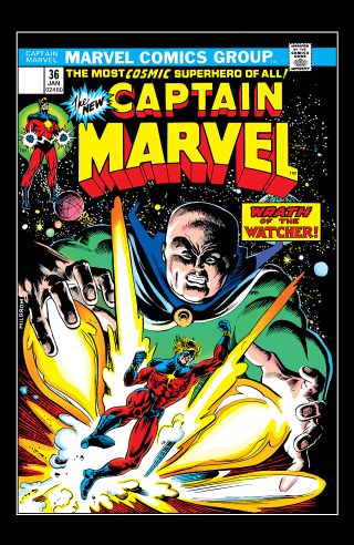 Captain Marvel #36 cover