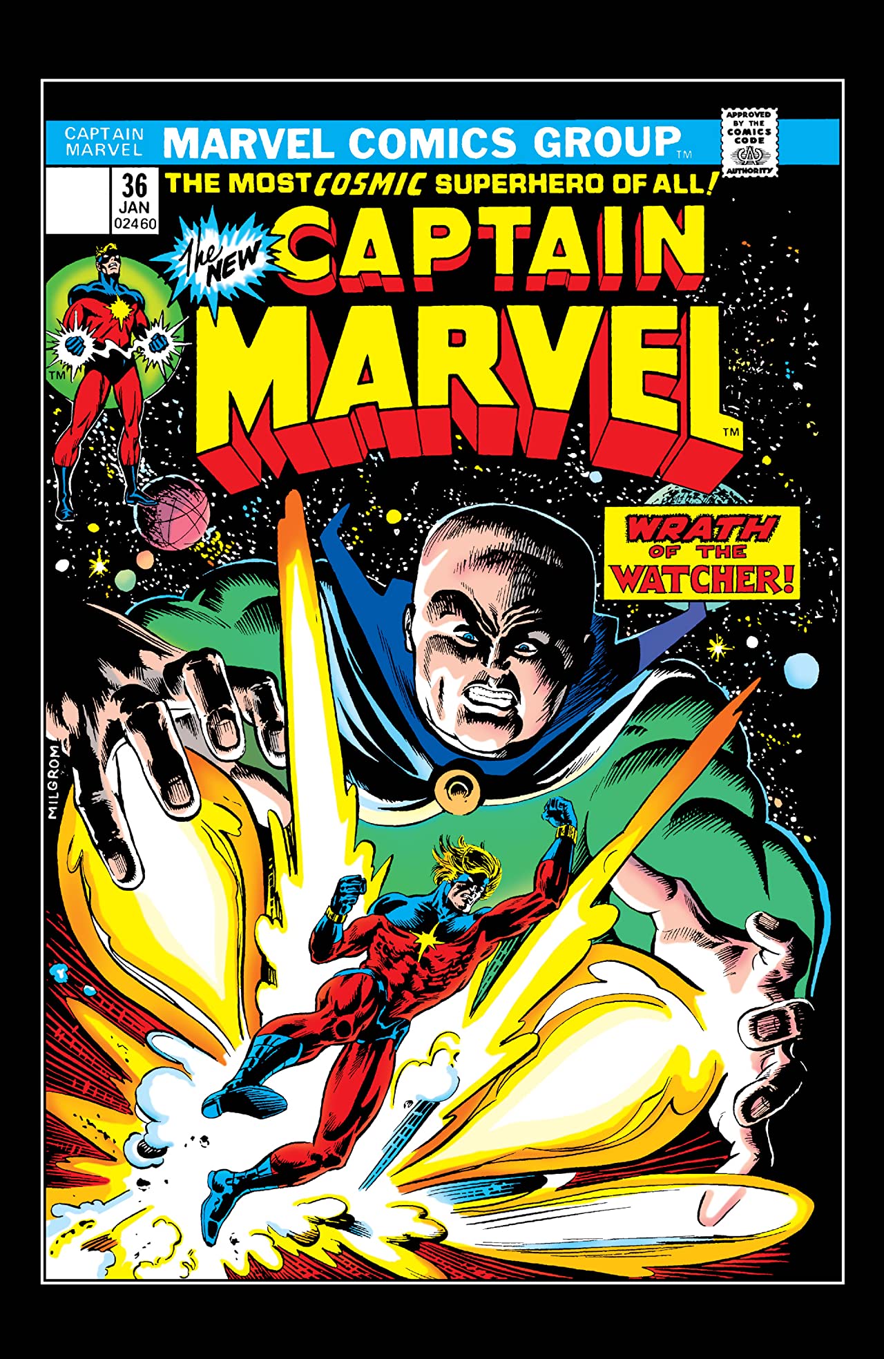 Kaptan Marvel #36 kapağı