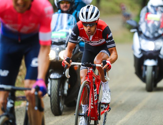 Richie Porte (Trek-Segafredo) proved to be strong on the gravel