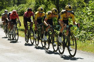 Steven Kruijswijk leads the way for Jumbo-Visma at the 2020 Tour de l'Ain