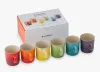 Le Creuset Rainbow Stoneware Espresso Mugs