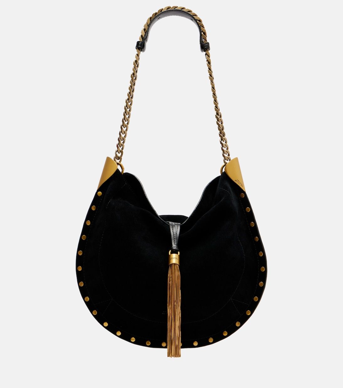 Oskan Medium Suede Shoulder Bag