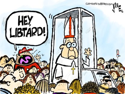 Political cartoon