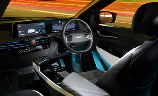 Kia electric car interior