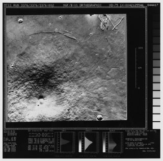 Viking 1 and 2, both of which landed in 1976, returned the first useable data from the planet's surface, as well as providing further mapping from their respective orbiters. The image shows Ascraeus Mons, an extinct volcano more than twice as high as Mount Everest, which had been discovered by Mariner 9 a few years earlier.