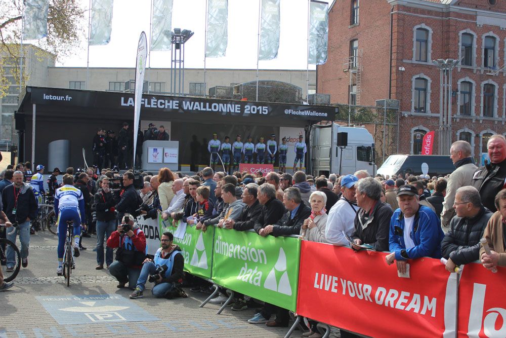 Orica-GreenEdge on the stage