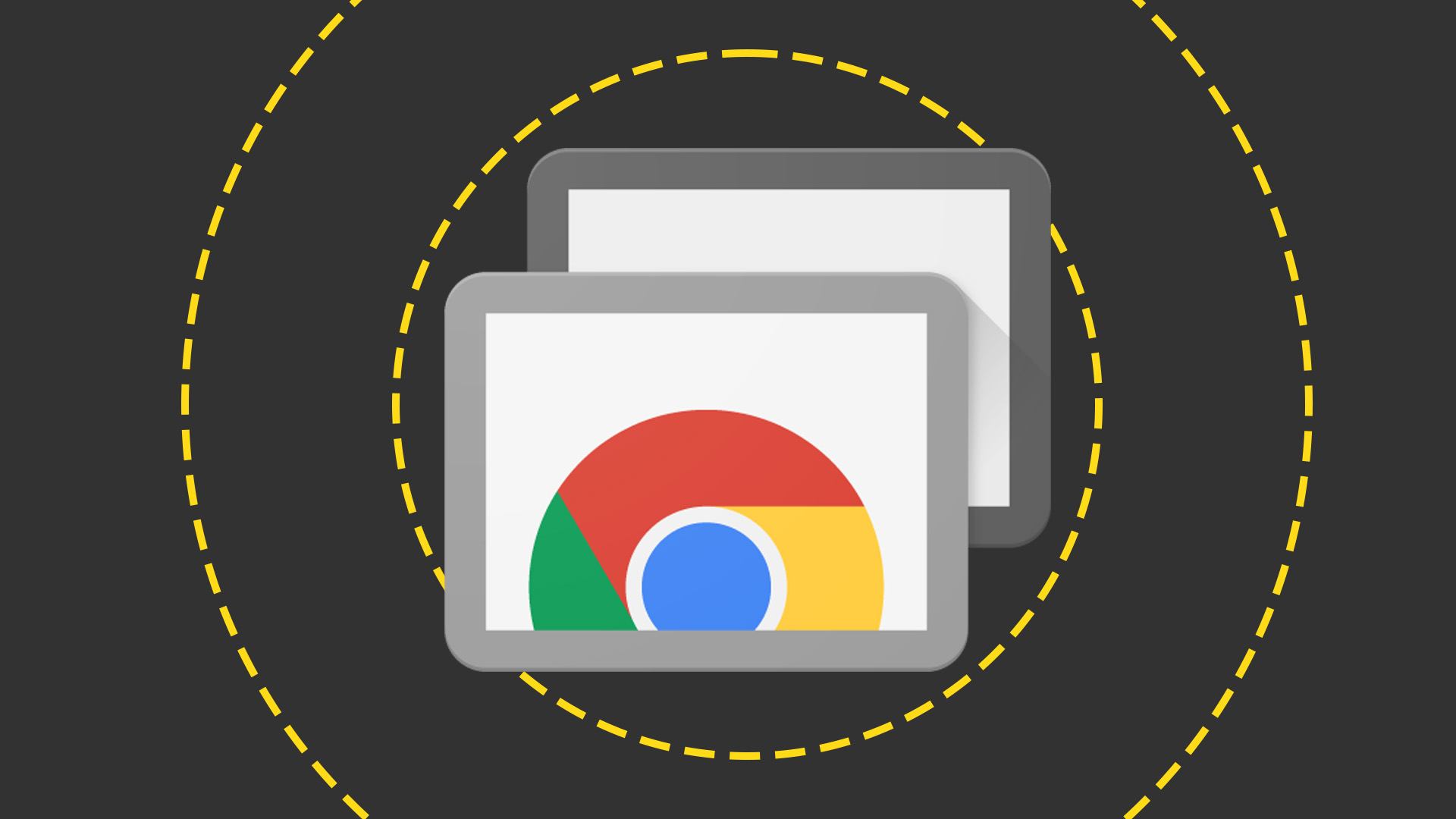 The Chrome Remote Desktop logo on the ITPro background